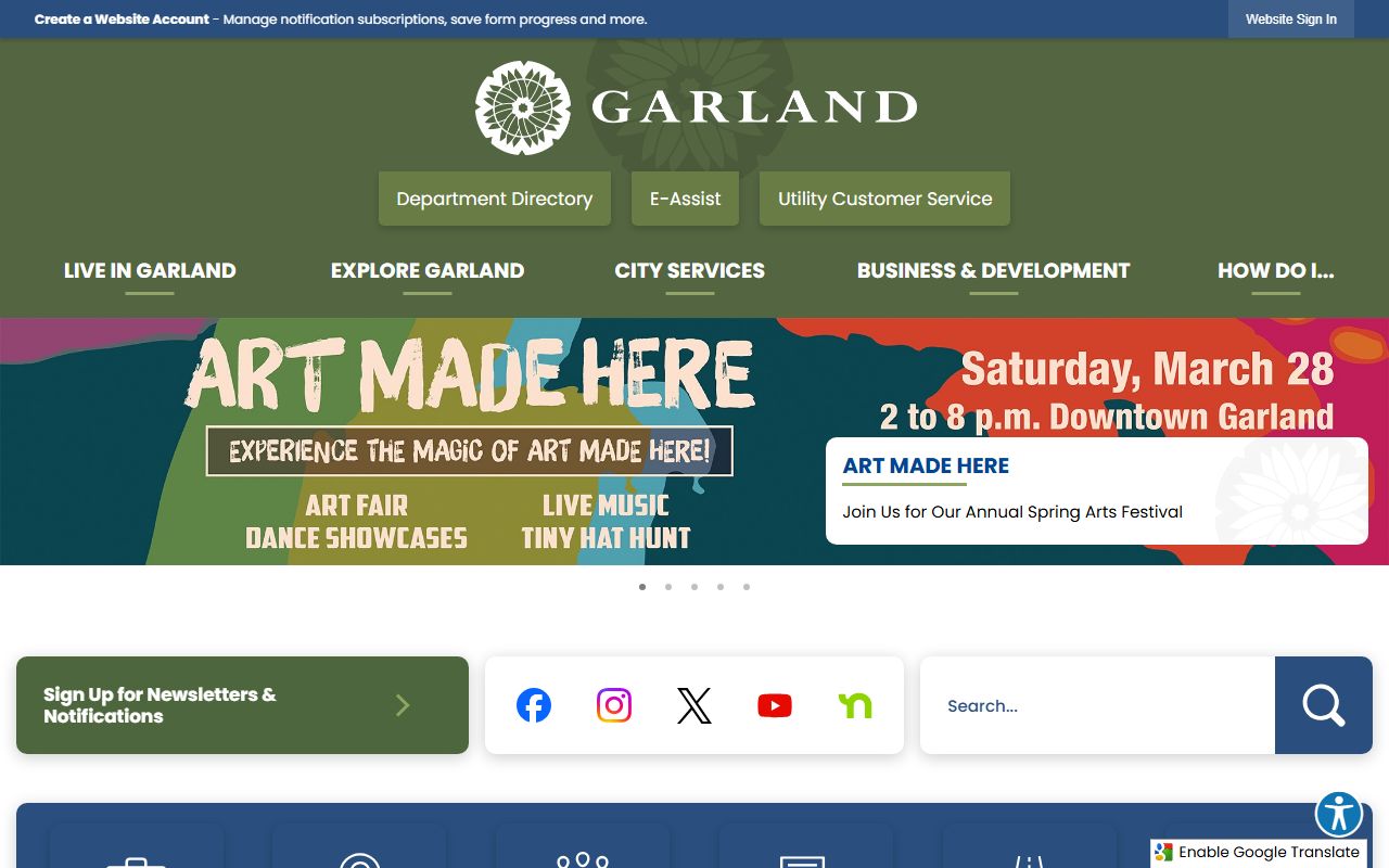 Garland genealogy records