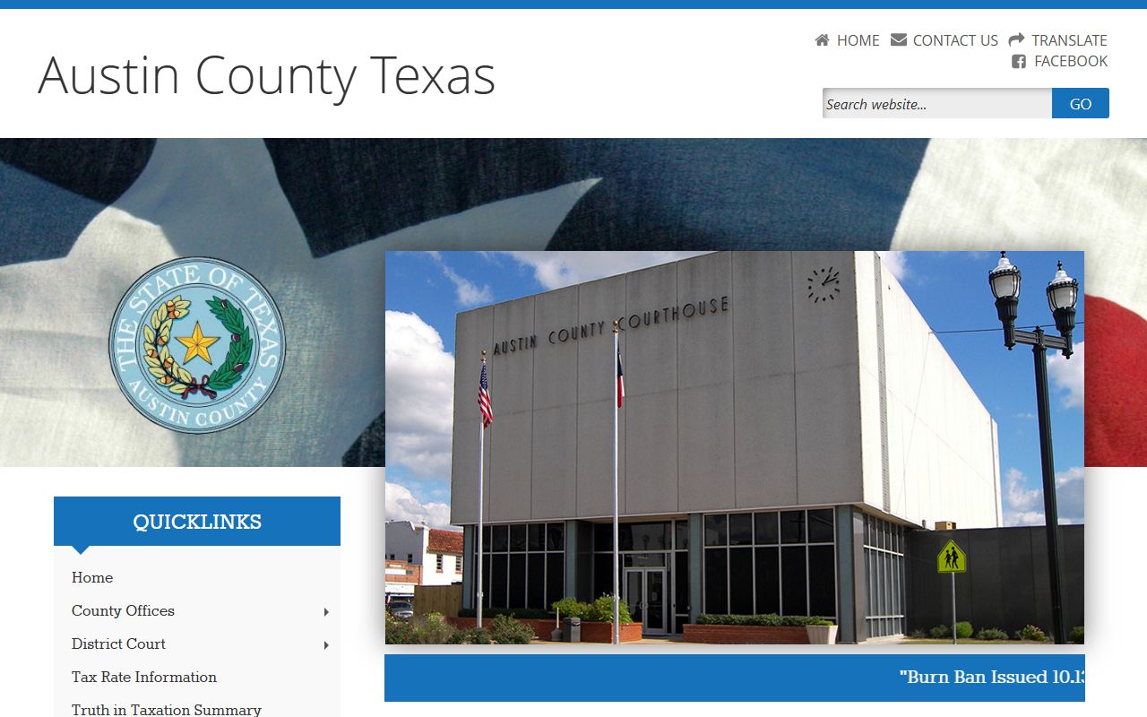 Austin County genealogy records - County Clerk