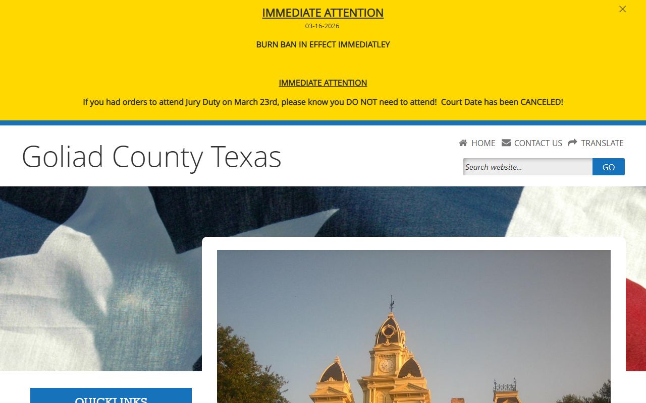 Goliad County genealogy records - County Clerk