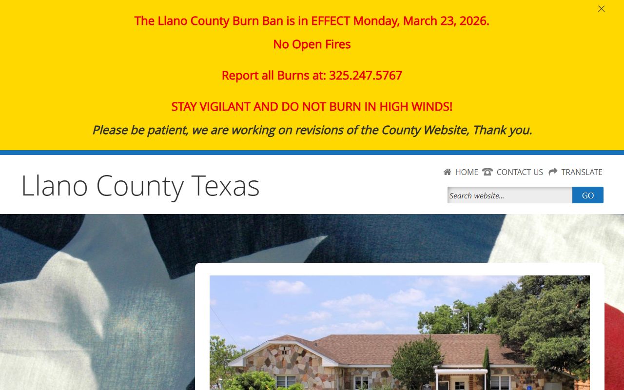 Llano County genealogy records - County Clerk