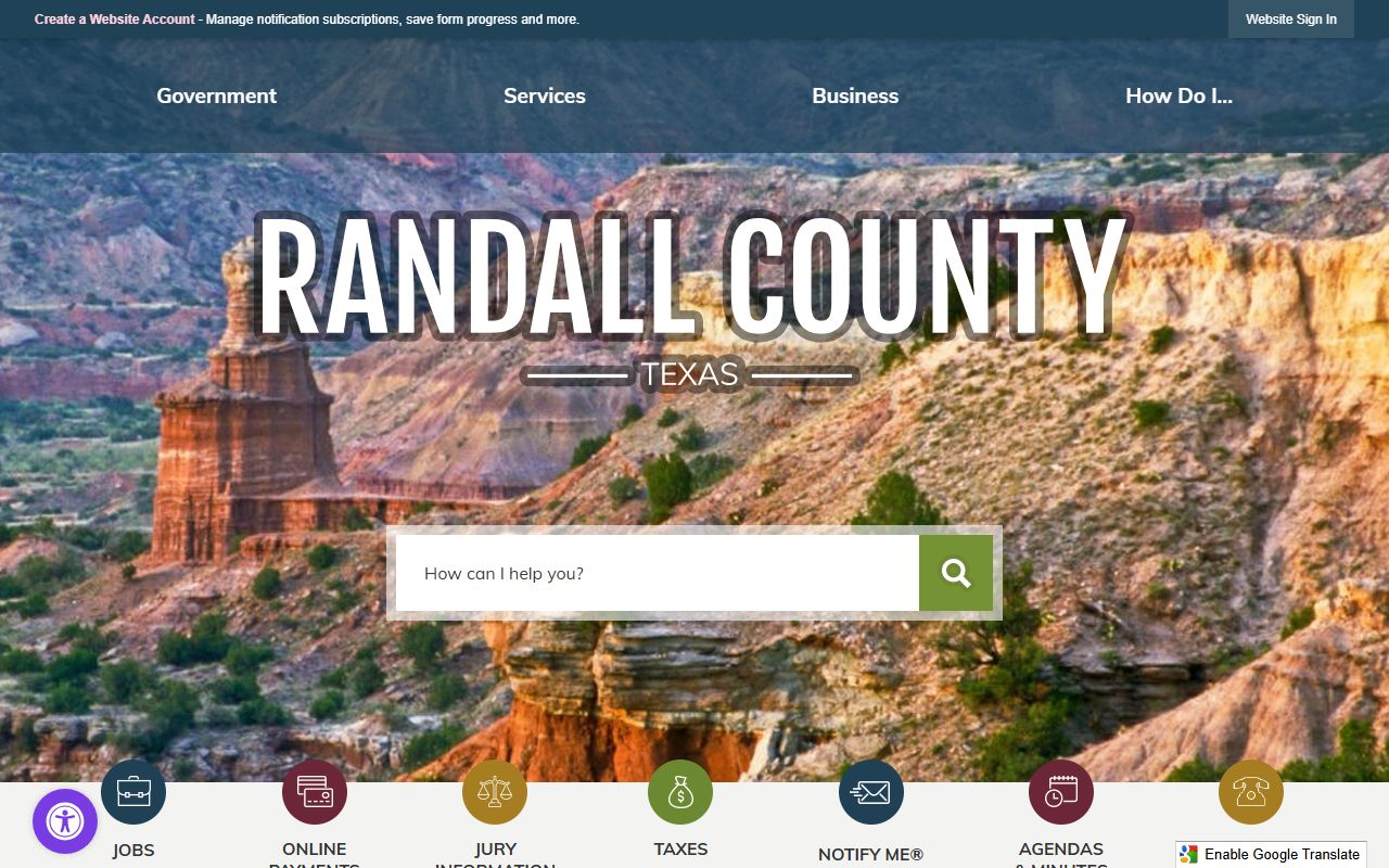 Randall County genealogy records - County Clerk